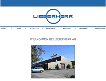 Tablet Screenshot of lieberherr.com
